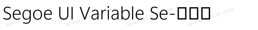 Segoe UI Variable Se字体转换